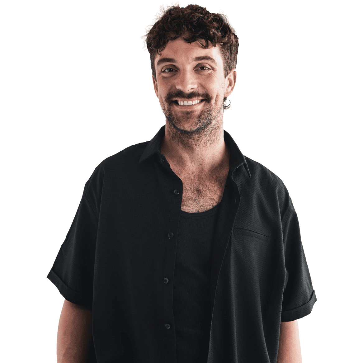 Portrait of Thomas Bridges, a professional stylist at The Capital Salon & Suites, showcasing their expertise and style.